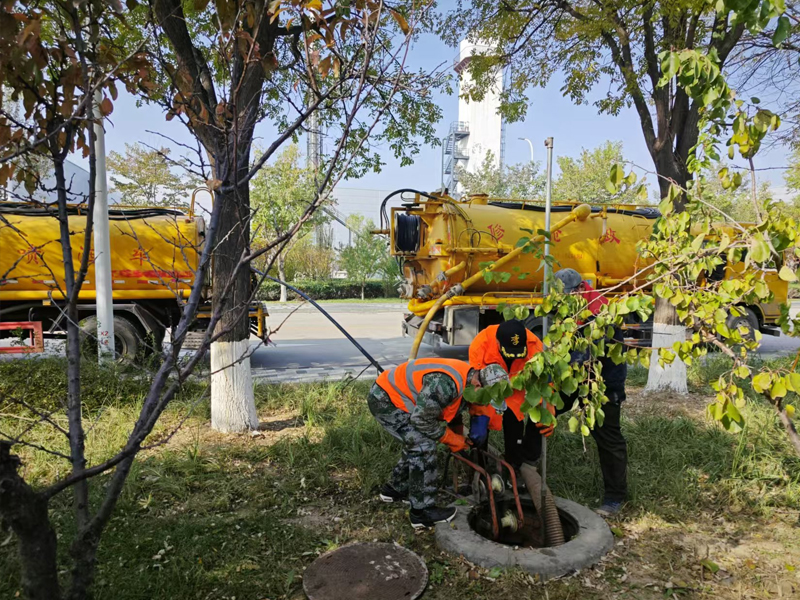 漆桥厂区管道清洗